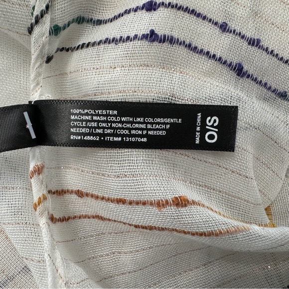 Multicolor Stripe Ruana - Picture 2 of 3